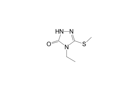 4-Ethyl-3-methylthio-.delta.(2)-1,2,4-triazolin-3-one