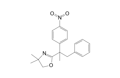 4,4-Dimethyl-2-[1-methyl-1-(4-nitrophenyl)-2-phenyl-ethyl]-2-oxazoline