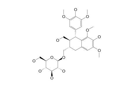 (-)-2-ALPHA-O-(BETA-D-GLUCOPYRANOSYL)-LYONIRESINOL