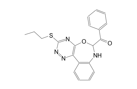 phenyl[3-(propylsulfanyl)-6,7-dihydro[1,2,4]triazino[5,6-d][3,1]benzoxazepin-6-yl]methanone