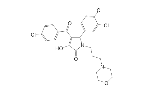 4-(4-chlorobenzoyl)-5-(3,4-dichlorophenyl)-3-hydroxy-1-[3-(4-morpholinyl)propyl]-1,5-dihydro-2H-pyrrol-2-one