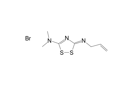 (Z)-3-(allylimino)-N,N-dimethyl-3H-1,2,4-dithiazol-5-amine hydrobromide