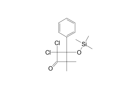 2,2-Dichloro-3-phenyl-3-(trimethylsiloxy)-4,4-dimethylcyclobutanone