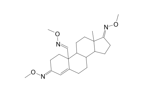 Androst-4-en-19-al, 3,17-bis(methoxyimino)-, O-methyloxime