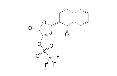 3-[(Trifluoromethyl)sulfonyl-oxy]-5-[1'-oxo-1',2',3',4'-tetrahydronaphthalenylidene]-2,5-dihydrofuran-2-one
