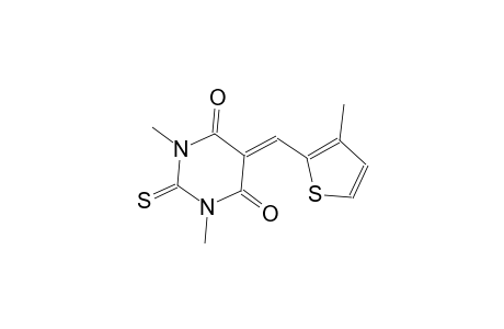 1,3-dimethyl-5-[(3-methyl-2-thienyl)methylene]-2-thioxodihydro-4,6(1H,5H)-pyrimidinedione
