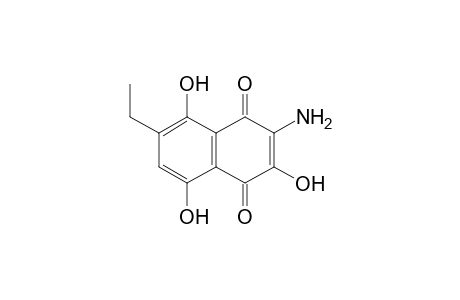 3-Amino-2,5,8-trihydroxy-6(7)-ethylnaphthalene-1,4-dione