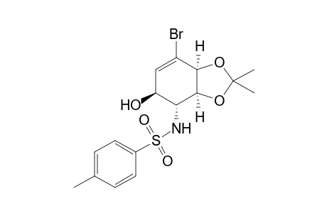 N-((3aS,4R,5S,7aS)-7-bromo-5-hydroxy-2,2-dimethyl-3a,4,5,7a-tetrahydro-benzo[1,3]dioxol-4-yl)-4-methylbenzenesulfonamide