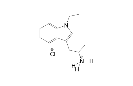 1H-indole-3-ethanaminium, 1-ethyl-alpha-methyl-, chloride