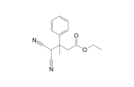Ethyl 4,4-Dicyano-3-phenyl-3-methylbutyrate