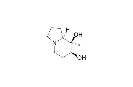 8-Methyl-7,8-dihydroxy-2,3,6,7,8,8a-hexahydro-1H-indolizidin-5-one
