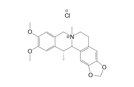 ALPHA-(N-13-C-METHYL)-(+/-)-TRANS-10,11-DIMETHOXY-13-METHYL-2,3-METHYLENEDIOXY-7,8,13,14-TETRAHYDROPROTOBERBERINE-METHOCHLORIDE
