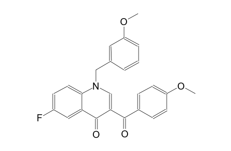 4(1H)-quinolinone, 6-fluoro-3-(4-methoxybenzoyl)-1-[(3-methoxyphenyl)methyl]-
