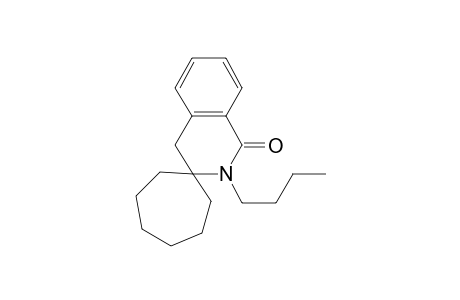 1',4'-dihydro-2'-n-butylspiro[cycloheptane-1,3'(2'H)-isoquinolin]-1'-one