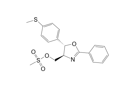 (4S,5S)-4-Mesyloxymethyl-5-[4-(methylthio)phenyl]-2-phenyl-2-oxazoline