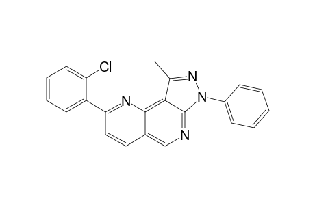 2-(2-Chlorophenyl)-9-methyl-7-phenyl-7H-pyrazolo[3,4-h][1,6]naphthyridine
