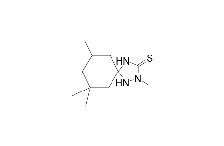 1,2,4-Triazaspiro[4.5]decane-3-thione, 2,7,7,9-tetramethyl-