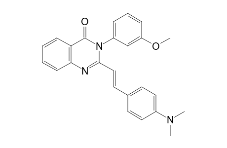 2-[2-(4-dimethylamino-phenyl)-vinyl]-3-(3-methoxy-phenyl)-3H-quinazolin-4-one