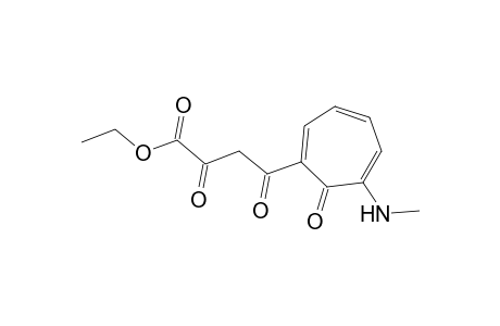 2,4-Diketo-4-[7-keto-6-(methylamino)cyclohepta-1,3,5-trien-1-yl]butyric acid ethyl ester