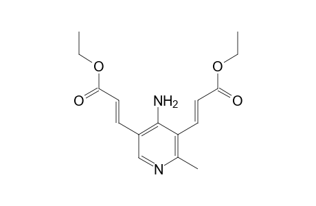 Ethyl (E)-3-[4-amino-5-[(E)-3-ethoxy-3-oxo-prop-1-enyl]-6-methyl-3-pyridyl]prop-2-enoate