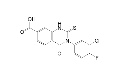 7-quinazolinecarboxylic acid, 3-(3-chloro-4-fluorophenyl)-1,2,3,4-tetrahydro-4-oxo-2-thioxo-