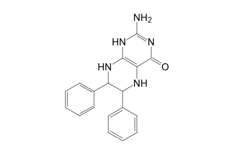 4(1H)-Pteridinone, 2-amino-5,6,7,8-tetrahydro-6,7-diphenyl-