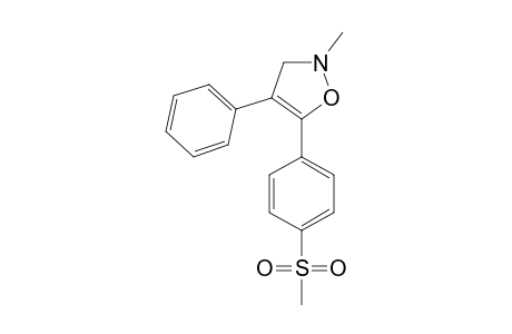 5-(4-METHYLSULFONYLPHENYL)-2-METHYL-4-PHENYL-4-ISOXAZOLINE