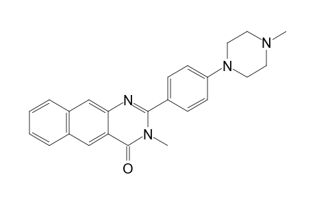 3-Methyl-2-[4-(4-methyl-1-piperazinyl)phenyl]benzo[g]quinazolin-4(3H)-one
