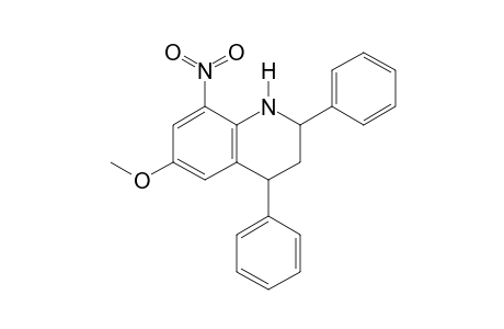 2,4-DIPHENYL-6-METHOXY-8-NITRO-1,2,3,4-TETRAHYDROQUINOLINE