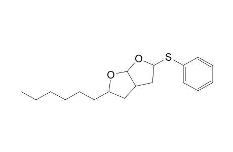 5-Hexyl-2-phenylthio-perhydrofuro[2,3-b]furan