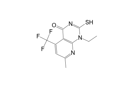 1-ethyl-7-methyl-2-sulfanyl-5-(trifluoromethyl)pyrido[2,3-d]pyrimidin-4(1H)-one