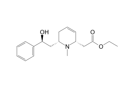 [(2S)(2S,6S)]-2-[6-(2-Hydroxy-2-phenylethyl)-1-methyl-1,2,5,6-tetrahydropyridin-2-yl]acetic acid ethyl ester