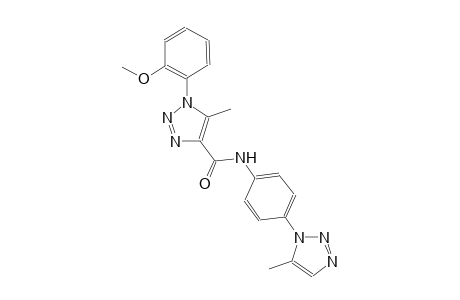 1H-1,2,3-triazole-4-carboxamide, 1-(2-methoxyphenyl)-5-methyl-N-[4-(5-methyl-1H-1,2,3-triazol-1-yl)phenyl]-