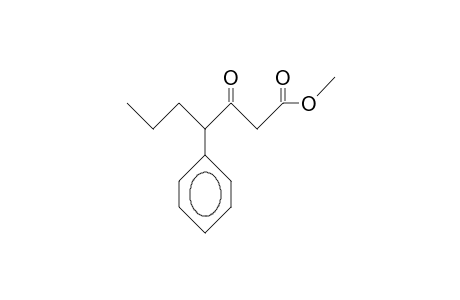 Methyl 3-oxo-4-phenylheptanoate