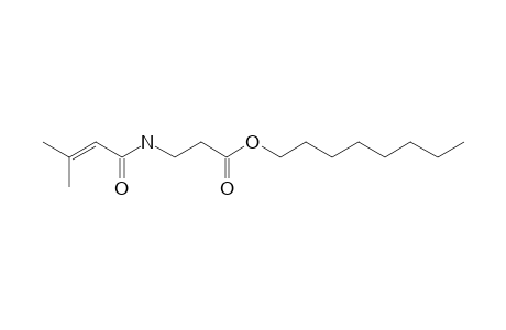 .beta.-Alanine, N-(3-methylbut-2-enoyl)-, octyl ester