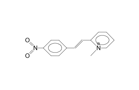 N-Methyl-2-(4-nitro-styryl)-pyridinium cation
