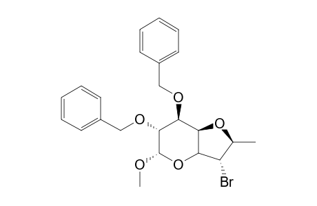 METHYL-4,7-ANHYDRO-2,3-DI-O-BENZYL-6-BROMO-6,8-DIDEOXY-BETA-L-ERYTHRO-D-GALACTO-OCTOSIDE