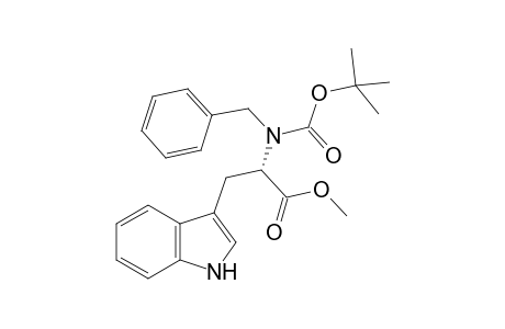 (2S)-2-[benzyl(tert-butoxycarbonyl)amino]-3-(1H-indol-3-yl)propionic acid methyl ester