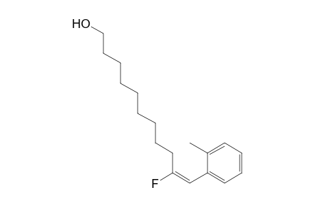 (E)-10-Fluoro-11-(2-methylphenyl)undec-10-en-1-ol