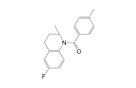 6-fluoro-2-methyl-1-(4-methylbenzoyl)-1,2,3,4-tetrahydroquinoline