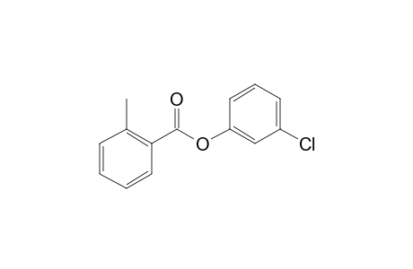 2-Methylbenzoic acid, 3-chlorophenyl ester