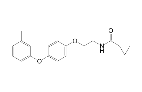 Cyclopropanecarboxamide, N-[2-[4-(3-methylphenoxy)phenoxy]ethyl]-
