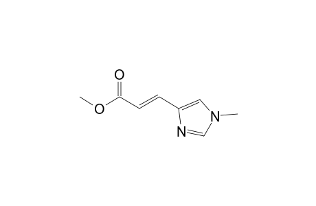 2-Propenoic acid, 3-(1-methyl-1H-imidazol-4-yl)-, methyl ester, (E)-