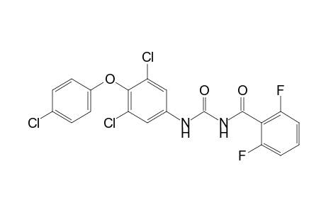 Benzamide, N-[[[3,5-dichloro-4-(4-chlorophenoxy)phenyl]amino]carbonyl]-2,6-difluoro-