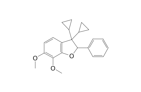 3,3-Dicyclopropyl-6,7-dimethoxy-2-phenyl-2,3-dihydrobenzo[b]furan