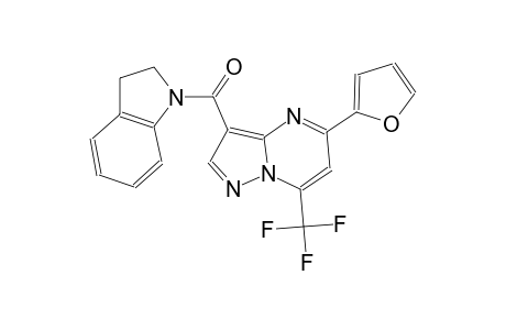 3-(2,3-dihydro-1H-indol-1-ylcarbonyl)-5-(2-furyl)-7-(trifluoromethyl)pyrazolo[1,5-a]pyrimidine