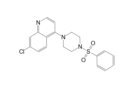 7-chloro-4-[4-(phenylsulfonyl)-1-piperazinyl]quinoline