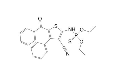 O,O-diethyl 5-benzoyl-3-cyano-4-phenyl-2-thienylamidothiophosphate