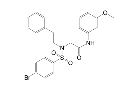acetamide, 2-[[(4-bromophenyl)sulfonyl](2-phenylethyl)amino]-N-(3-methoxyphenyl)-