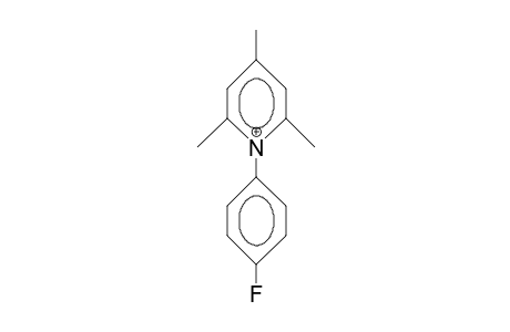 1-(4-Fluoro-phenyl)-2,4,6-trimethyl-pyridinium cation